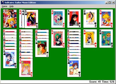 Solitaire: Sailor Moon Edition