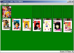Solitaire: Sailor Moon Edition