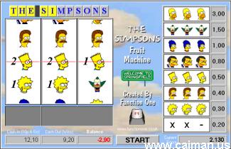 The Simpsons Fruit Machine