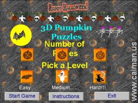 3D Pumpkin Puzzles