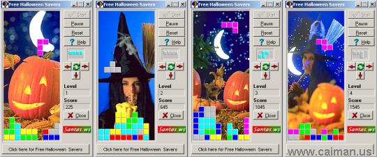 Free Halloween Tetris