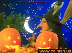 Free Witch/Pumpkin Jigsaw Puzzle