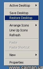 Restore Desktop