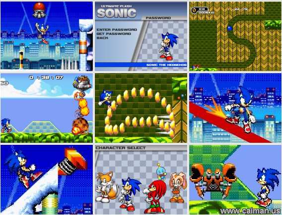 Jogo Ultimate Flash Sonic no Jogos 360