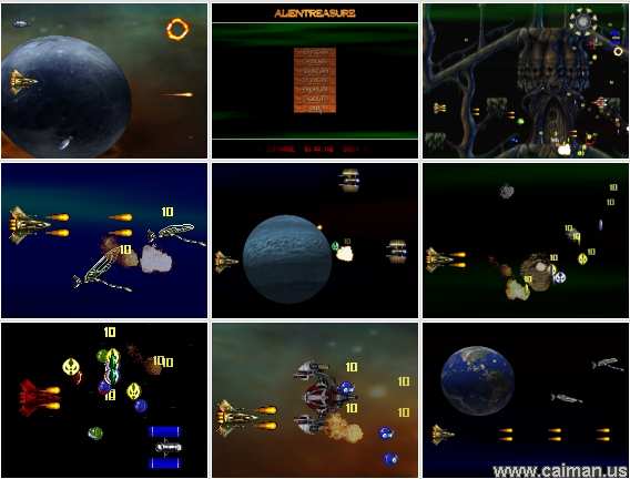 Caiman free games: Alientreasure by Volker Stepprath.