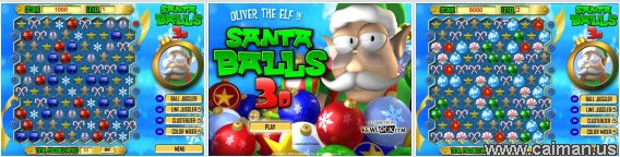 Santa Balls 3D