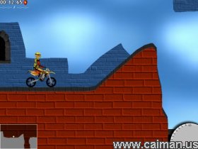 Caiman free games: X-Moto by Tux Family.