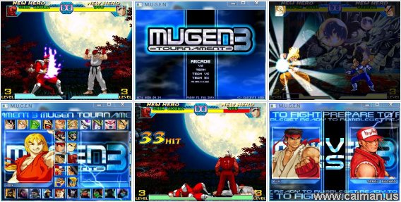 Caiman free games: Mugen Tournament by NoYoN9s.