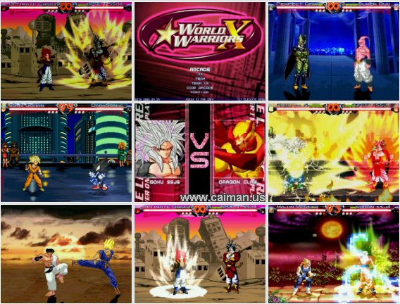 Caiman free games: Mortal Kombat vs Streetfighter by Mugen9s.