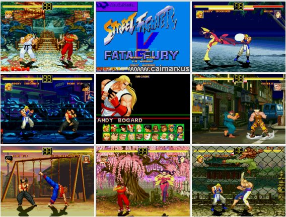 Caiman free games: Street Fighter vs Fatal Fury by Wounami.