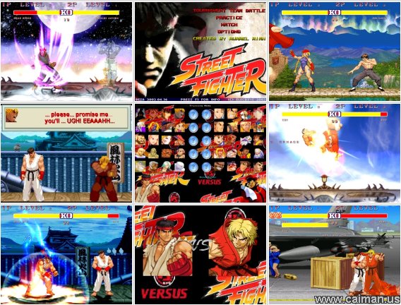 Caiman free games: Mortal Kombat vs Streetfighter by Mugen9s.