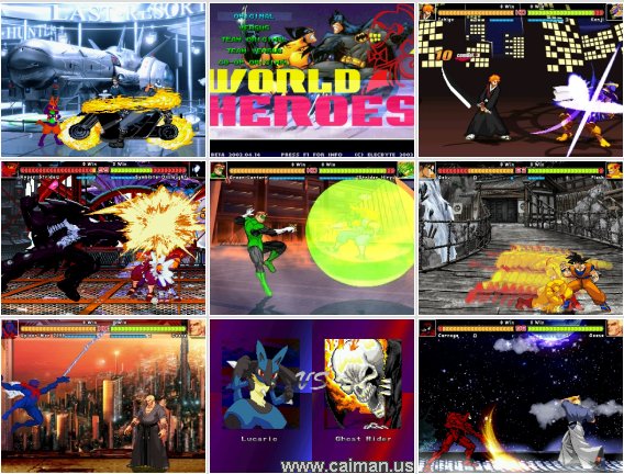 Caiman free games: Street Fighter Mugen by Mugen9s.